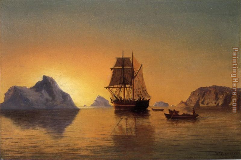 An Arctic Scene painting - William Bradford An Arctic Scene art painting